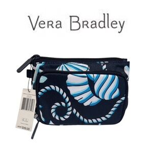 💙 NEW Vera Bradley Lighten Up Compact Organizer - Shore Enough